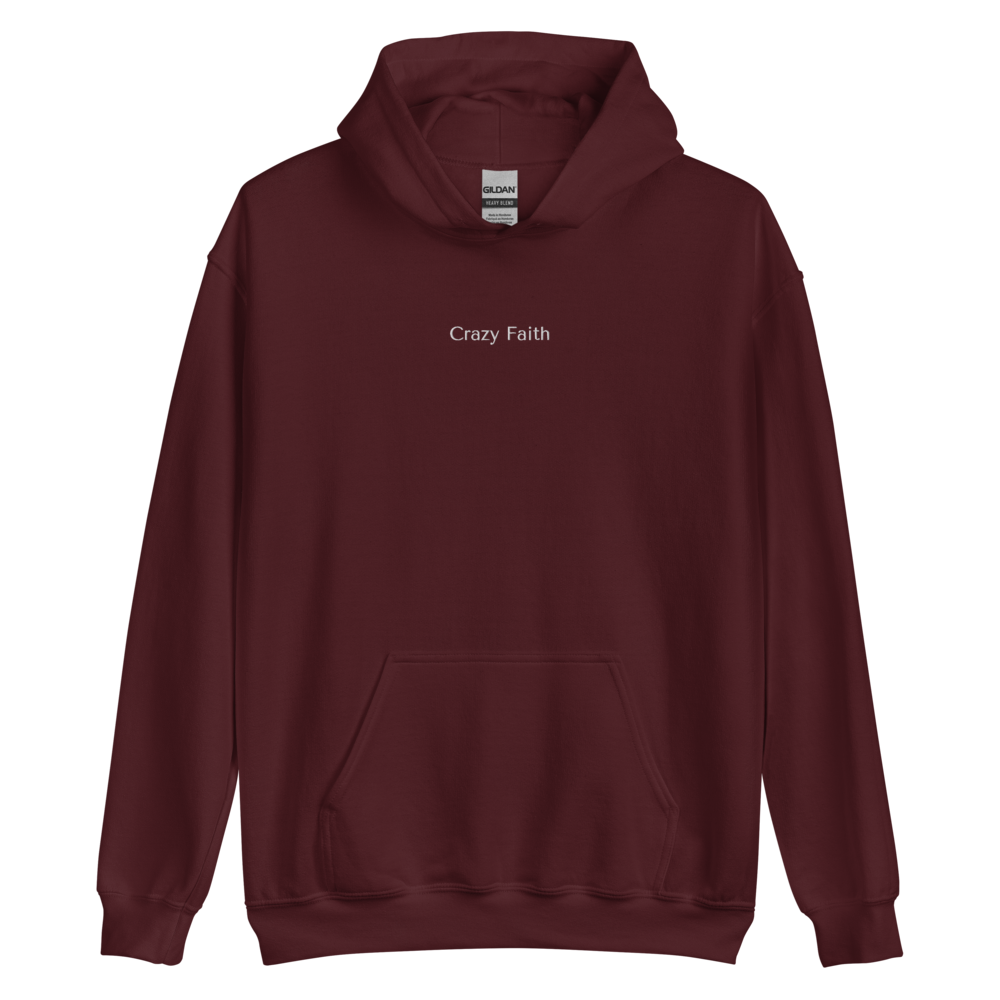Crazy Faith Embroidered Hoodie