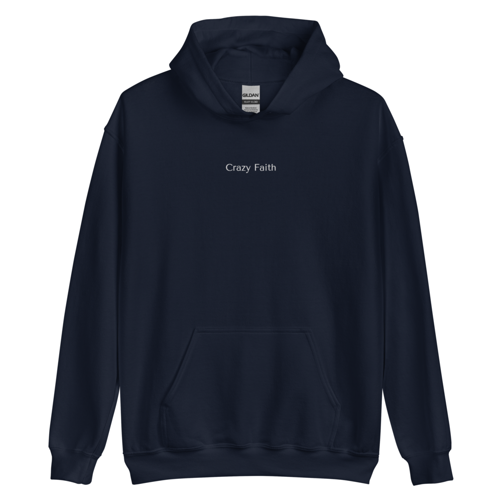 Crazy Faith Embroidered Hoodie