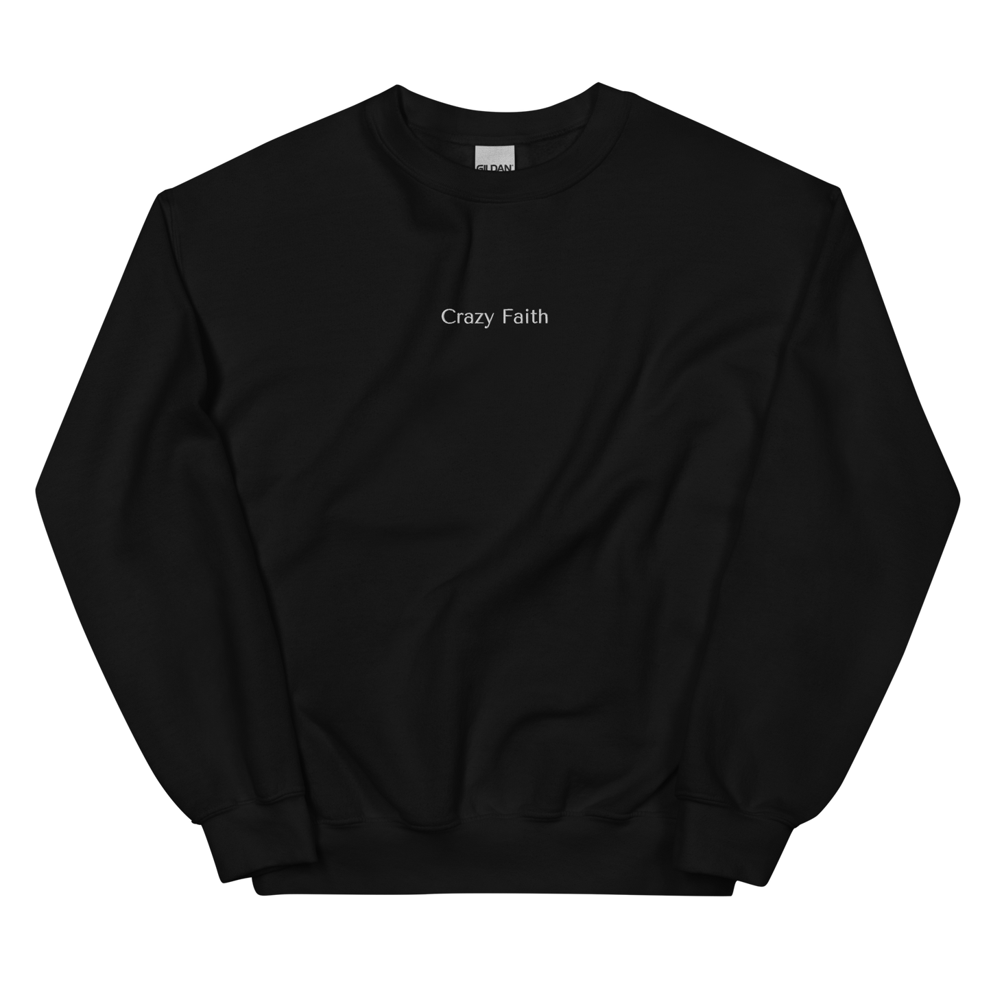 Crazy Faith Embroidered Sweatshirt