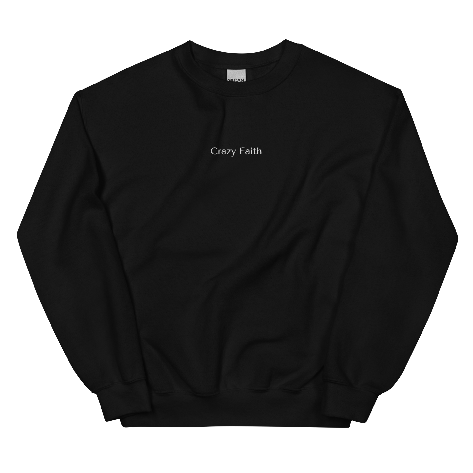 Crazy Faith Embroidered Sweatshirt