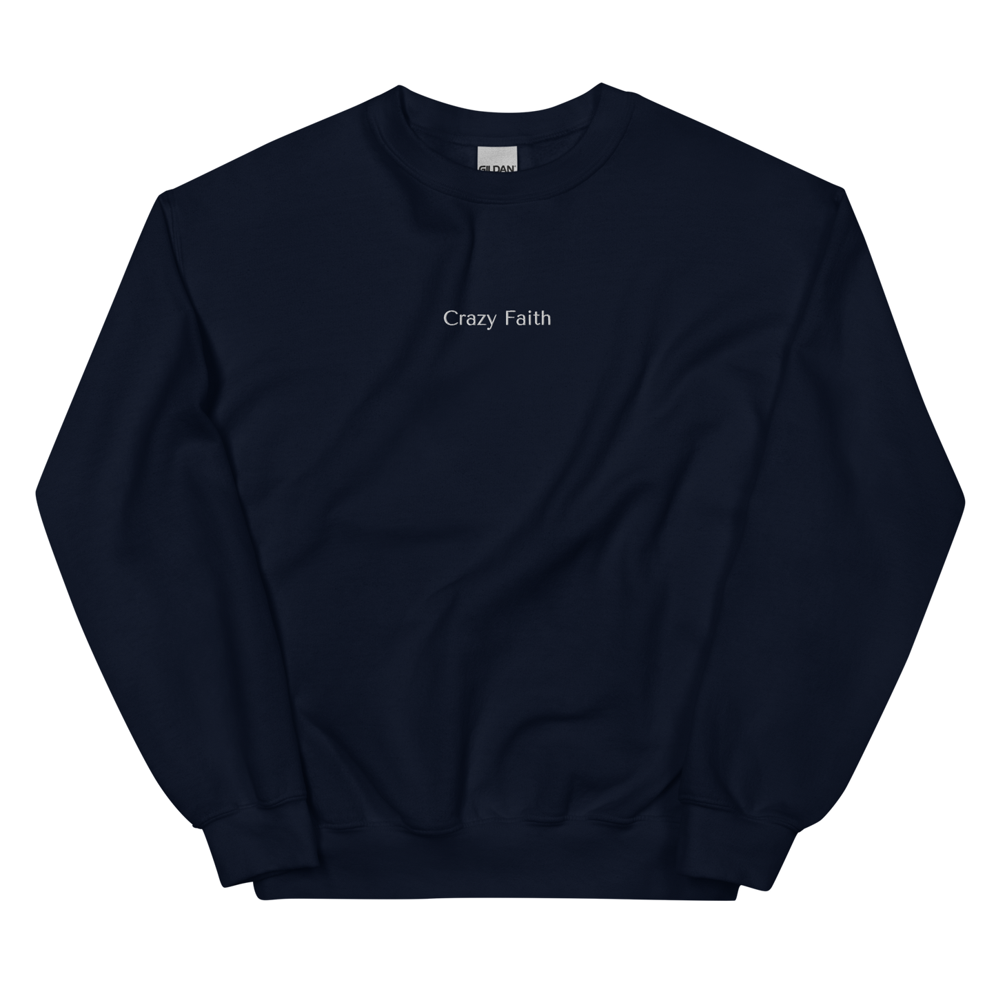 Crazy Faith Embroidered Sweatshirt